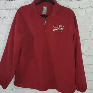 Starter South Carolina Gamecocks Pullover 1/4 Zip Fleece Jacket/Sweatshirt XL